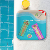 Pool Party for 30th Birthday Papieren Bordje