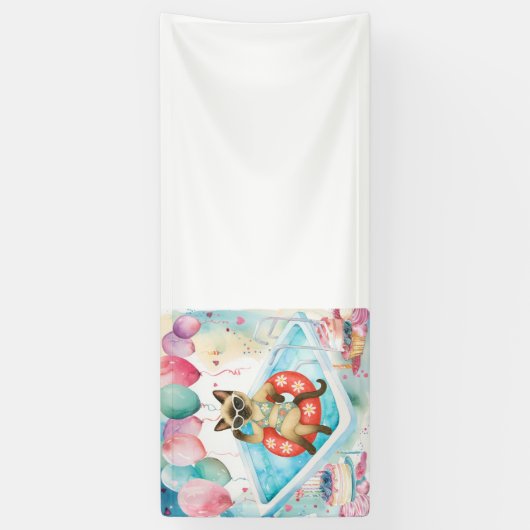 Pool Party for Cat Lovers Spandoek (Verticaal)