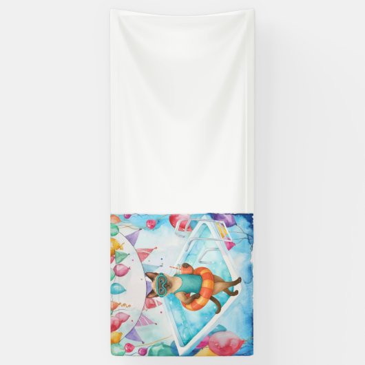 Pool Party for Cat Lovers Spandoek (Verticaal)