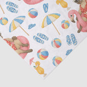 Pool Party for Siamese Cat lovers Tissuepapier (Detail)