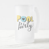 Pool Party Frosted mok (Voorkant rechts)