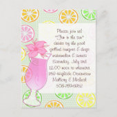 Pool Party, Fun in sun-uitnodiging Uitnodiging Briefkaart (Voorkant)