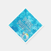Pool Party Fun Napkins Servet (Hoek)