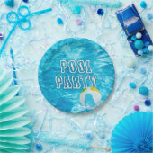 Pool Party Fun Paper-Bord Papieren Bordje (Feest)