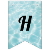 Pool Party Gelukkige Verjaardag Vlaggetjes (Tweede vlag)