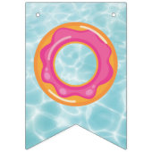 Pool Party Gelukkige Verjaardag Vlaggetjes (Eerste vlag)