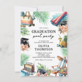 Pool Party Graduation Kaart (Voorkant)