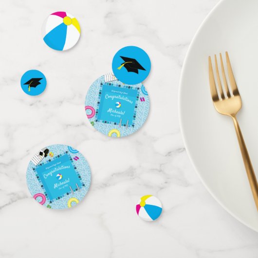 Pool Party Graduation Party Confetti (Groep)