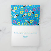 Pool Party Graduation Party Dank u Kaart (Binnen)