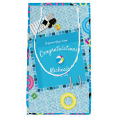 Pool Party Graduation Party Klein Cadeauzakje (Voorkant)