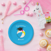 Pool Party Graduation Party Papieren Bordje (Feest)