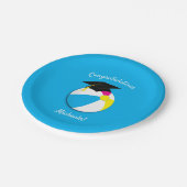 Pool Party Graduation Party Papieren Bordje (Gekanteld)