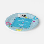 Pool Party Graduation Party Papieren Bordje (Gekanteld)