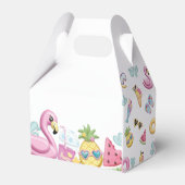 Pool Party Hartelijk dank Bedankdoosjes (Achterkant)