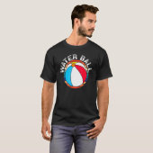Pool Party Inflatable Sphere Retro Water Ball T-shirt (Voorkant volledig)