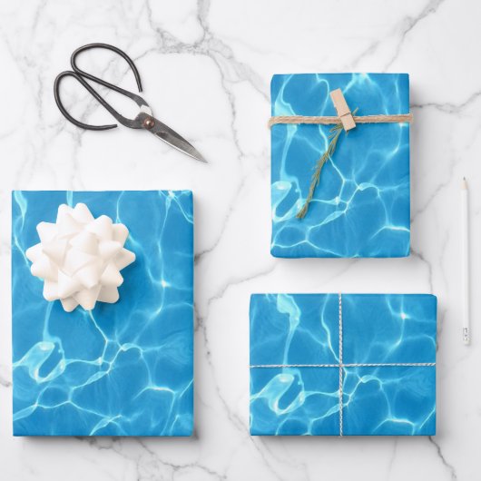 Pool Party Inpakpapier Vel (Voorkant)