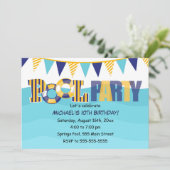 Pool Party Invitation Kinder of Volwassenen Kaart (Staand voorkant)
