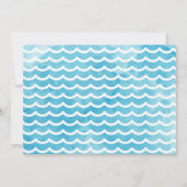 Pool Party Invitation, Pool Bash Birthday Invite Kaart (Achterkant)