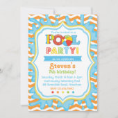 Pool Party Invitation / Pool party Invite Kaart (Voorkant)