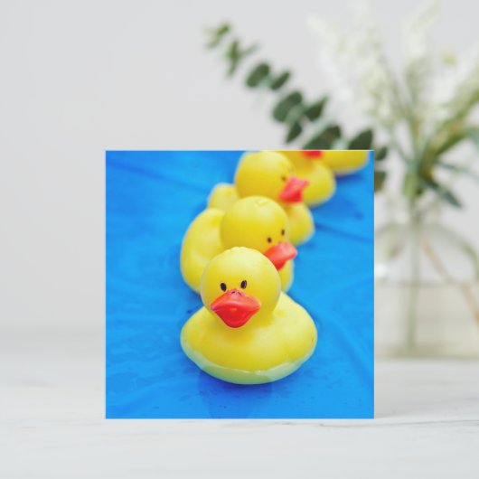 Pool Party Kaart (Staand voorkant)