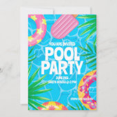 Pool Party Kaart (Voorkant)