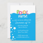 Pool Party Kaart (Voorkant)