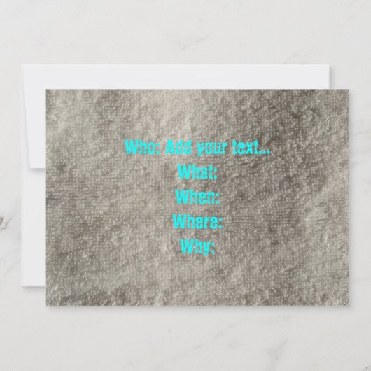 Pool Party Kaart (Achterkant)