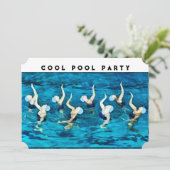 Pool Party Kaart (Staand voorkant)