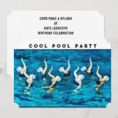 Pool Party Kaart (Voorkant / Achterkant)