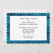 Pool Party Kaart (Achterkant)