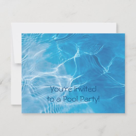 Pool Party Kaart (Voorkant)