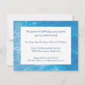 Pool Party Kaart (Achterkant)