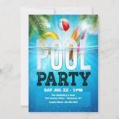 Pool Party Kaart (Voorkant)