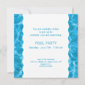 Pool Party Kaart (Achterkant)