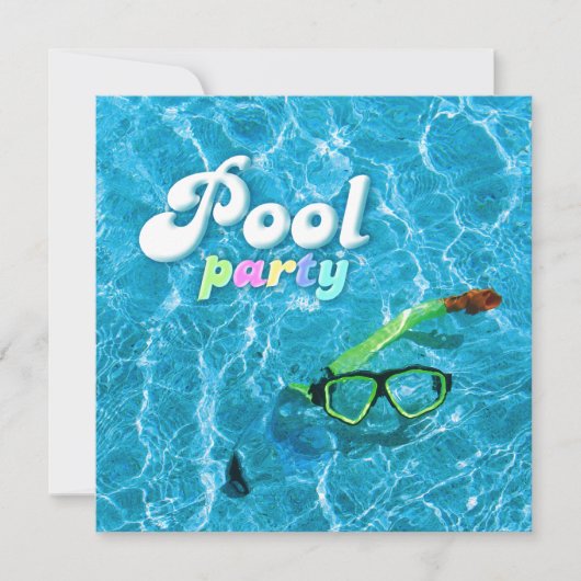 Pool Party Kaart (Voorkant)