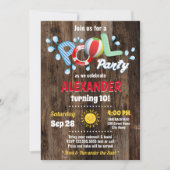Pool Party Kids Birthday Invitation Save The Date (Voorkant)