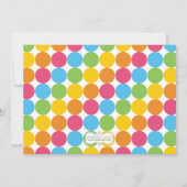 Pool Party Kids Birthday Party Invitation Kaart (Achterkant)