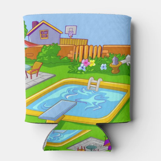 Pool Party Koelbox Blikjeskoeler (Achterkant)