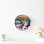 Pool Party Labradors 2 Painting Ronde Klok (Huis)