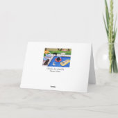 Pool Party Labradors schilderen Kaart (Achterkant)