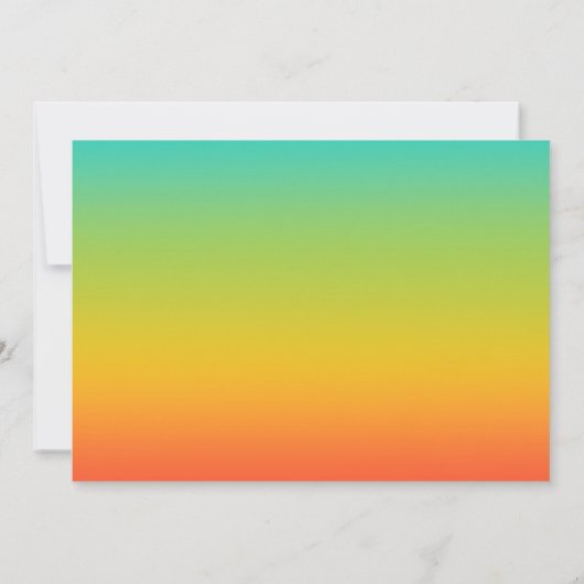 Pool Party - Landschap Kaart (Achterkant)