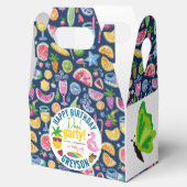 Pool Party | Moderne zomerdag met gemarmerde verja Bedankdoosjes (Geopend)