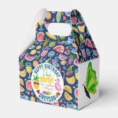 Pool Party | Moderne zomerdag met gemarmerde verja Bedankdoosjes (Voorkant Zijde)