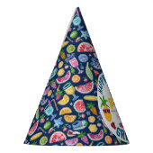 Pool Party | Moderne zomerdag met gemarmerde verja Feesthoedjes (Links)