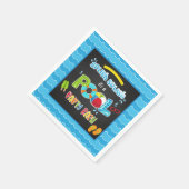Pool Party Napkin - Boy BL Servet (Hoek)