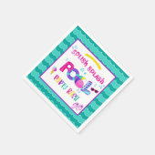 Pool Party Napkin - Girl WH Servet (Hoek)