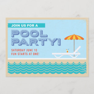 Pool Party nodigt uit Kaart