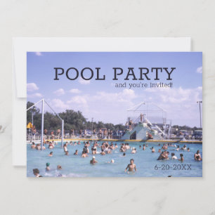 Pool Party-ondereeuws Retro-trainingspakken Kaart