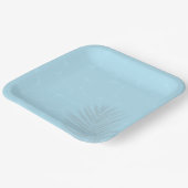 Pool Party Palm Tree Papier Borden Papieren Bordje (Gebogen)