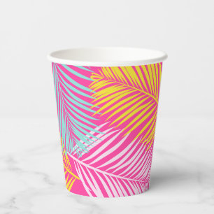 Pool Party Paper Cups   Tropische Party Cups Papieren Bekers